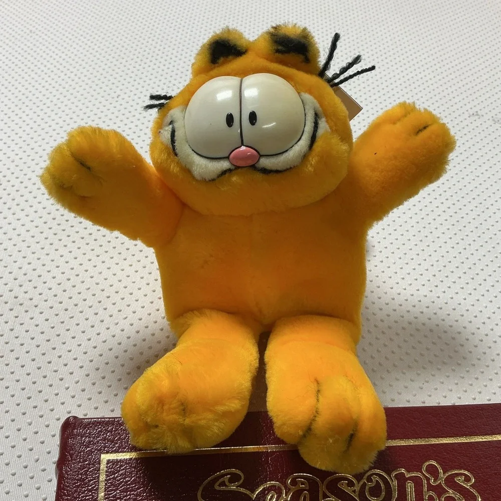 A Very Merry Garfield Christmas Leather Bound SIGNED Edition NEW Bouns Plushy